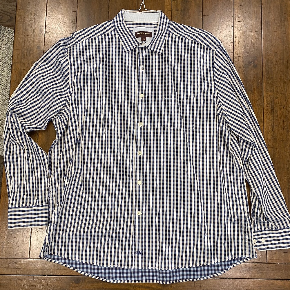 Johnston & Murphy Men's Long Sleeve Dress Shirt